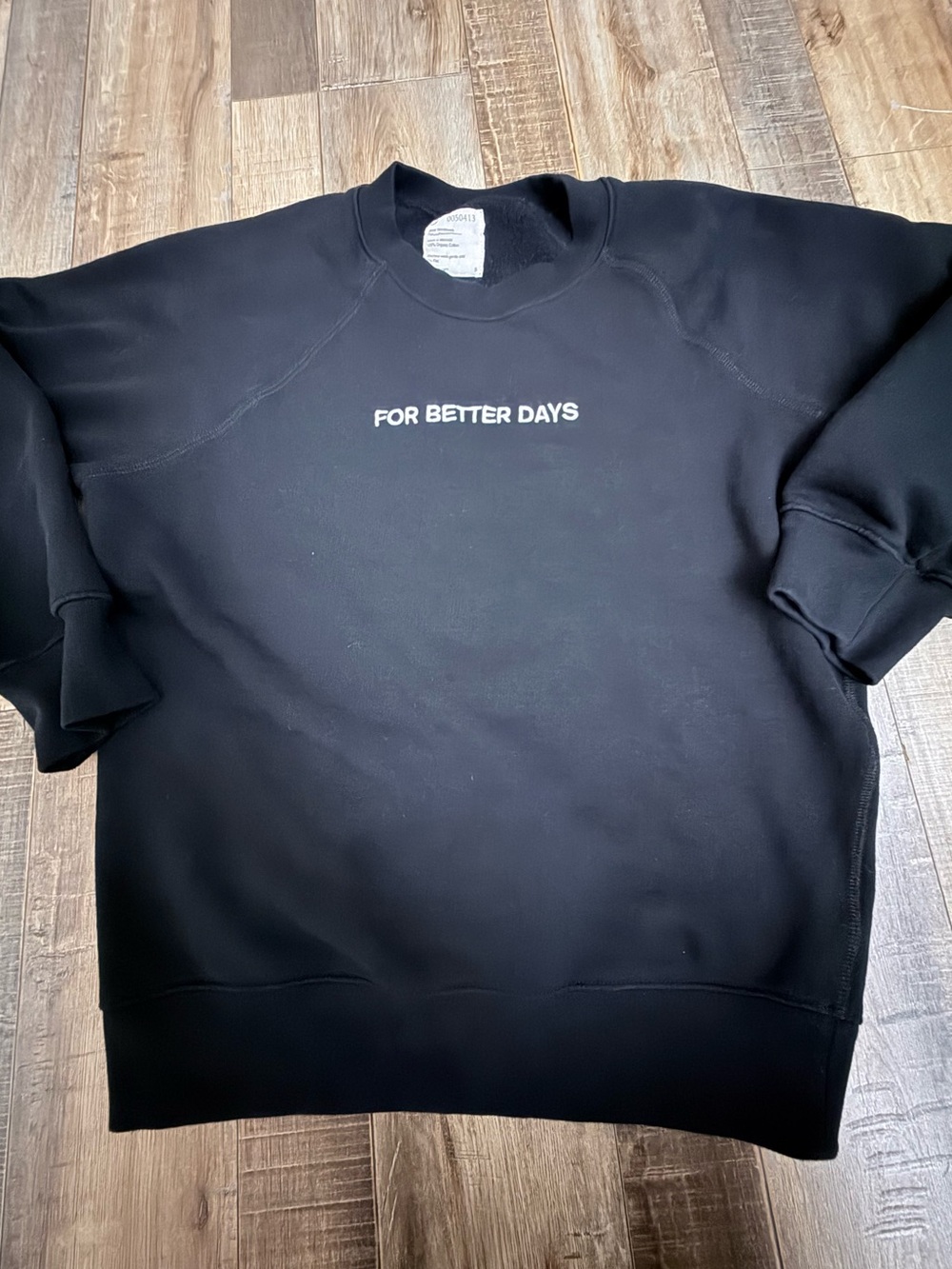 For Days For Better Days women’s Black Crewneck Sweatshirt